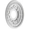 Ekena Millwork Baltimore PVC Ceiling Medallion (Canopies up to 5 1/4"), 13"OD x 3 1/2"ID x 3/4"P, Metallic Charcoal CMP13BACCH - alternate 5
